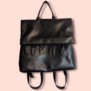 DKNY Leather Backpack